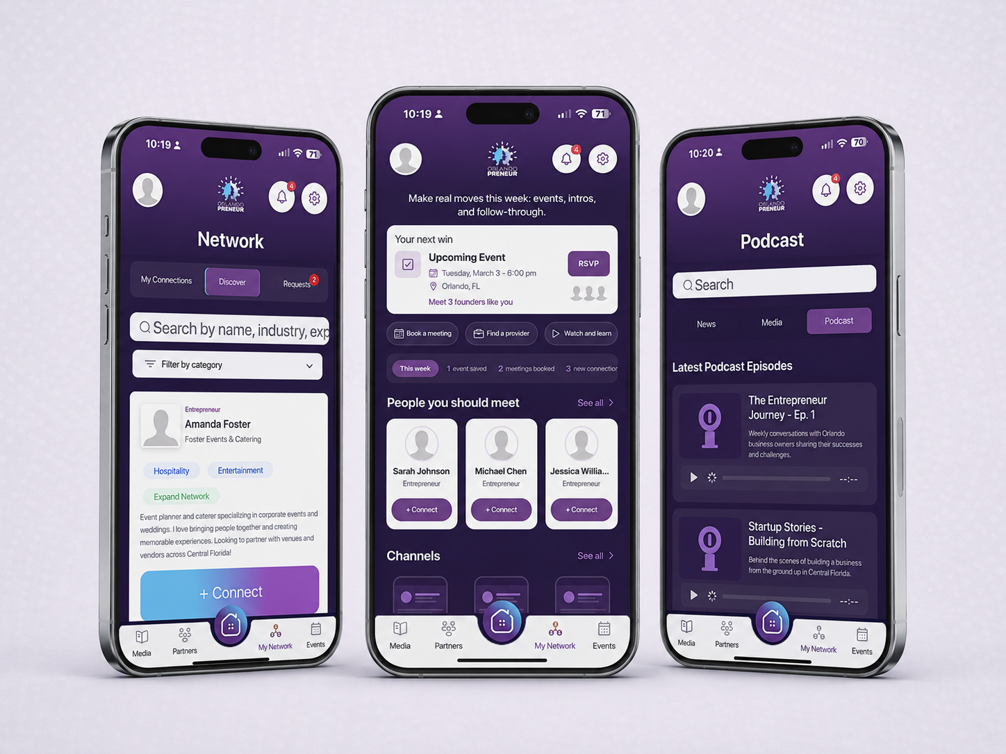 OrlandoPreneur app